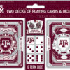 Texas A&M Aggies Playing Cards and Dice Set