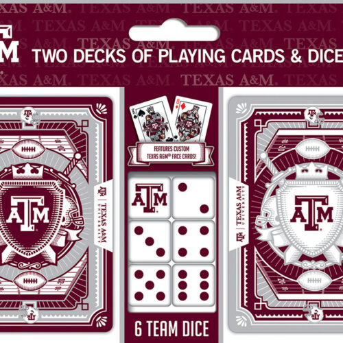 Texas A&M Aggies Playing Cards and Dice Set