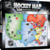 NHL Hockey Map Puzzle 500 Piece 2023