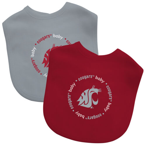 Washington State Cougars Baby Bib 2 Pack