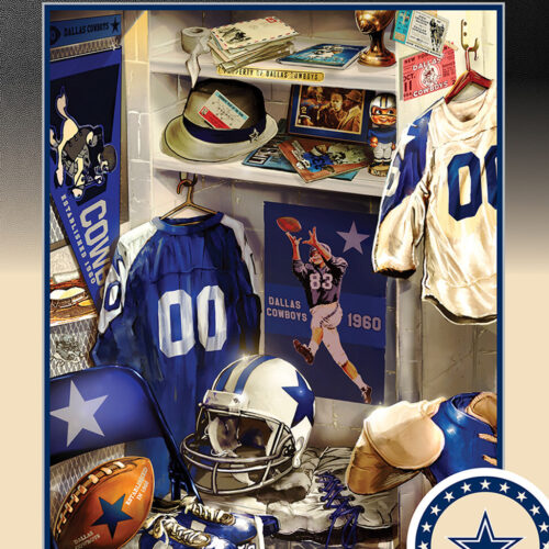 Dallas Cowboys Puzzle 500 Piece Locker Room