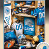 Detroit Lions Puzzle 500 Piece Locker Room