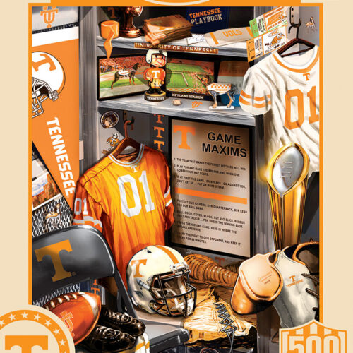 Tennessee Volunteers Puzzle 500 Piece Locker Room