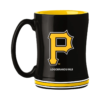 Pittsburgh Pirates Coffee Mug 14oz Sculpted Relief Team Color