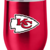 Kansas City Chiefs Travel Tumbler 16oz Stainless Steel Curved