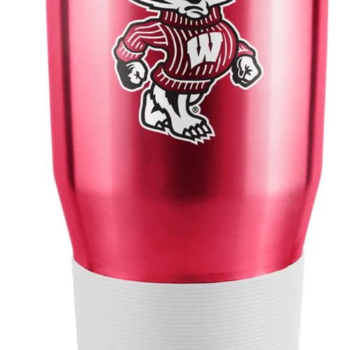 Wisconsin Badgers Travel Tumbler 30oz Stainless Steel