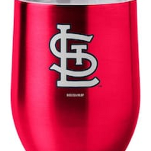 St. Louis Cardinals Travel Tumbler 16oz Stainless Steel Curved