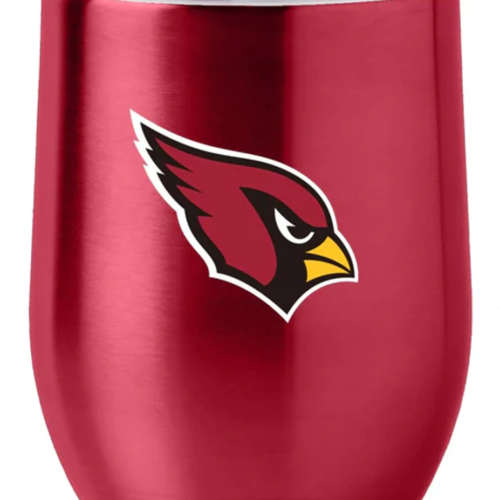 Arizona Cardinals Travel Tumbler 16oz Stainless Steel Curved