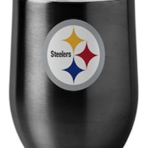 Pittsburgh Steelers Travel Tumbler 16oz Stainless Steel Curved