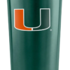 Miami Hurricanes Travel Tumbler 20oz Stainless Steel