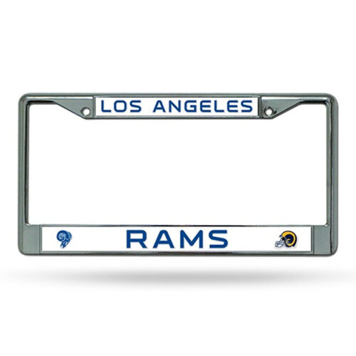 Los Angeles Rams License Plate Frame Chrome Retro Design – Special Order