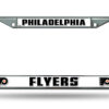 Philadelphia Flyers License Plate Frame Chrome