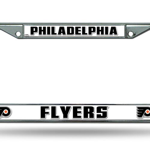 Philadelphia Flyers License Plate Frame Chrome