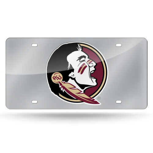 Florida State Seminoles License Plate Laser Cut Silver