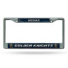 Vegas Golden Knights License Plate Frame Chrome Printed Insert