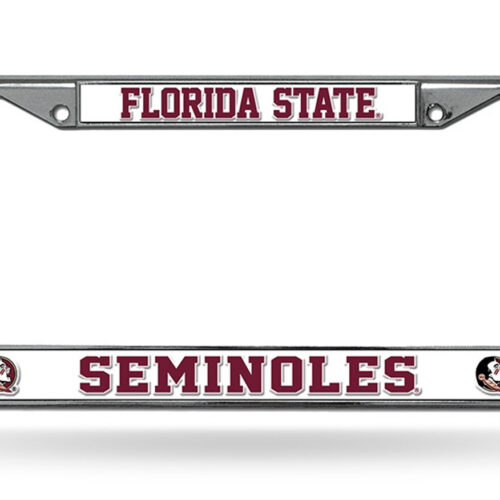 Florida State Seminoles License Plate Frame Chrome