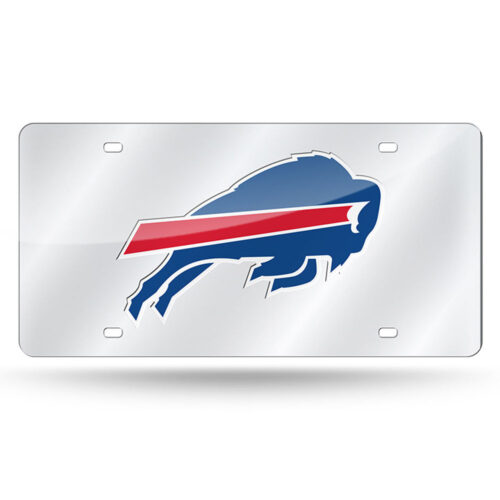 Buffalo Bills License Plate Laser Cut Silver