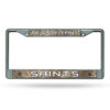 New Orleans Saints License Plate Frame Chrome Printed Insert