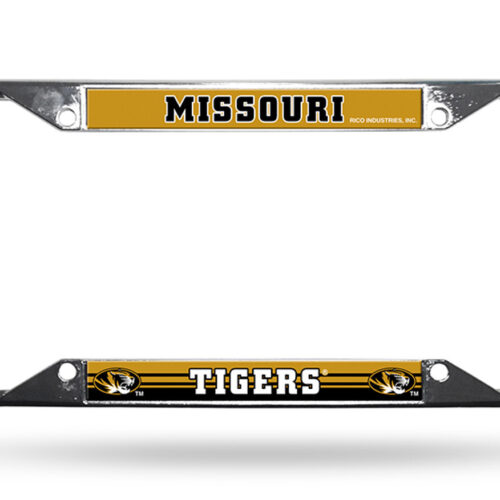 Missouri Tigers License Plate Frame Chrome EZ View – Special Order