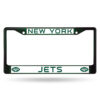 New York Jets License Plate Frame Metal Dark Green