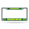 Oregon Ducks License Plate Frame Chrome Printed Insert