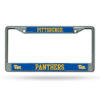 Pittsburgh Panthers License Plate Frame Chrome Printed Insert