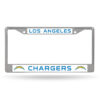 Los Angeles Chargers License Plate Frame Chrome