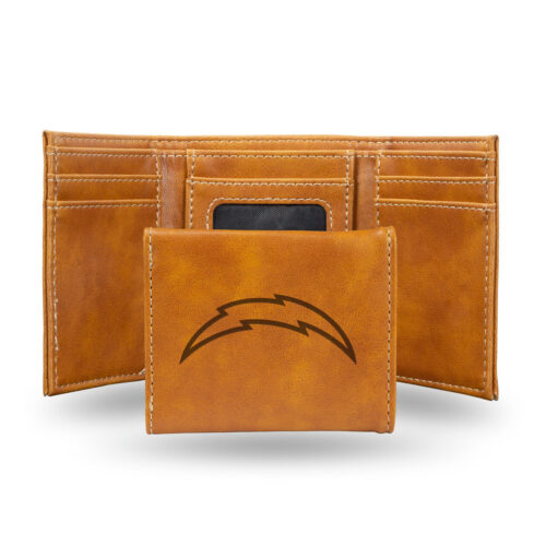 Los Angeles Chargers Wallet Trifold Laser Engraved