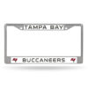 Tampa Bay Buccaneers License Plate Frame Chrome