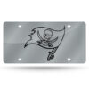 Tampa Bay Buccaneers License Plate Laser Cut Silver