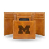 Michigan Wolverines Wallet Trifold Laser Engraved