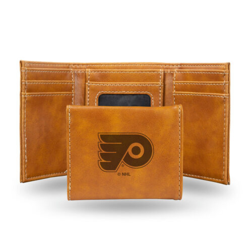 Philadelphia Flyers Wallet Trifold Laser Engraved