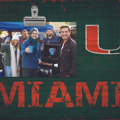 Miami Hurricanes Clip Frame – Special Order