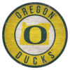 Oregon Ducks Sign Wood 12 Inch Round State Design – Special Order