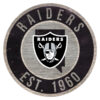 Las Vegas Raiders Sign Wood 12 Inch Round State Design