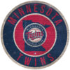 Minnesota Twins  Sign Wood 12 Inch Round State Design