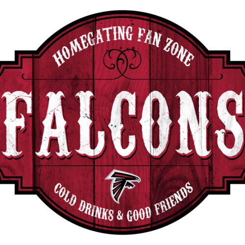 Atlanta Falcons Sign Wood 12 Inch Homegating Tavern