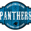 Carolina Panthers Sign Wood 12 Inch Homegating Tavern