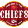 Kansas City Chiefs Sign Wood 12 Inch Homegating Tavern