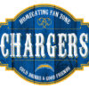 Los Angeles Chargers Sign Wood 12 Inch Homegating Tavern