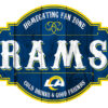 Los Angeles Rams Sign Wood 12 Inch Homegating Tavern