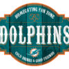 Miami Dolphins Sign Wood 12 Inch Homegating Tavern