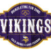 Minnesota Vikings Sign Wood 12 Inch Homegating Tavern