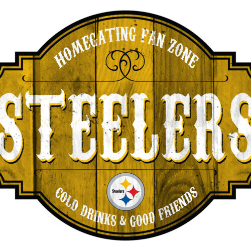 Pittsburgh Steelers Sign Wood 12 Inch Homegating Tavern