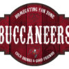 Tampa Bay Buccaneers Sign Wood 12 Inch Homegating Tavern