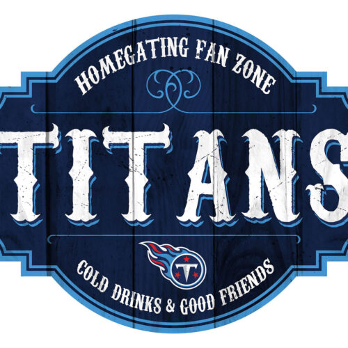 Tennessee Titans Sign Wood 12 Inch Homegating Tavern