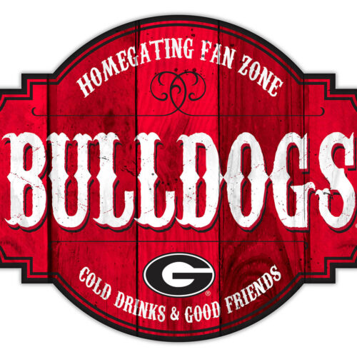 Georgia Bulldogs Sign Wood 12 Inch Homegating Tavern