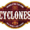 Iowa State Cyclones Sign Wood 12 Inch Homegating Tavern