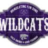 Kansas State Wildcats Sign Wood 12 Inch Homegating Tavern