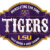 LSU Tigers Sign Wood 12 Inch Homegating Tavern